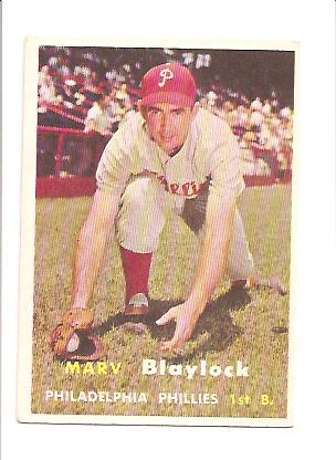 1957 Topps #224 Marv Blaylock