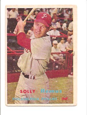 1957 Topps #231 Solly Hemus