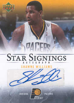 2007-08 Upper Deck Star Signings #SW Shawne Williams