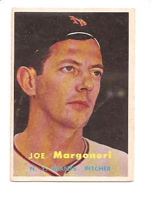 1957 Topps #191 Joe Margoneri RC