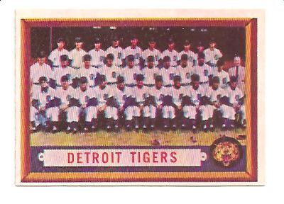 1957 Topps #198 Detroit Tigers TC