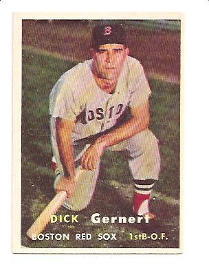 1957 Topps #202 Dick Gernert