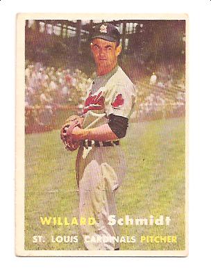 1957 Topps #206 Willard Schmidt