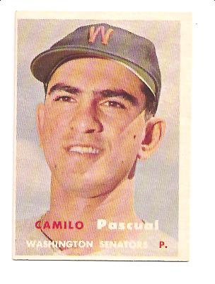 1957 Topps #211 Camilo Pascual