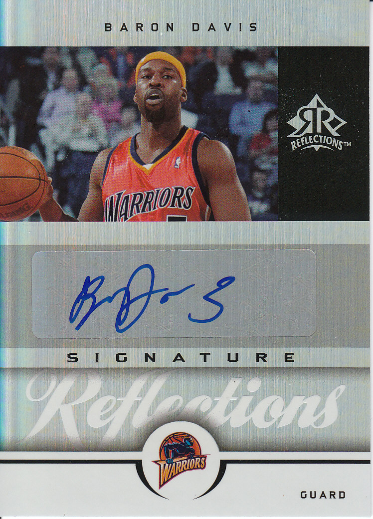 2005-06 Reflections Signatures #BD Baron Davis/35