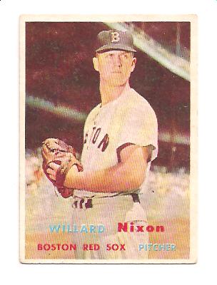 1957 Topps #189 Willard Nixon