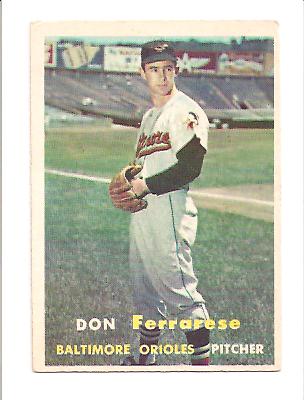 1957 Topps #146 Don Ferrarese