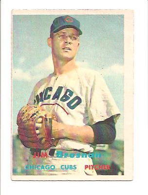 1957 Topps #155 Jim Brosnan
