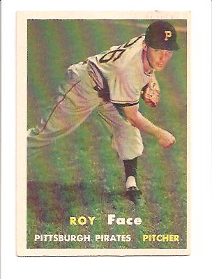 1957 Topps #166 Roy Face