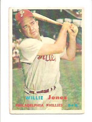 1957 Topps #174 Willie Jones