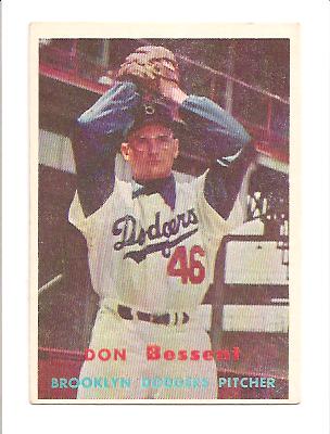1957 Topps #178 Don Bessent