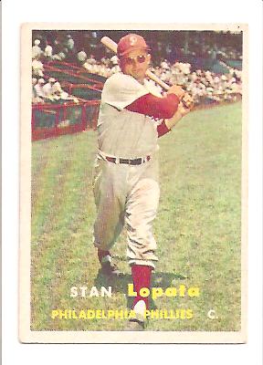 1957 Topps #119 Stan Lopata
