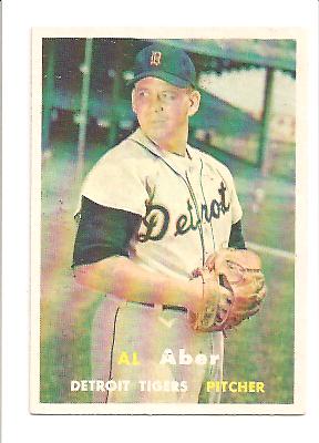 1957 Topps #141 Al Aber