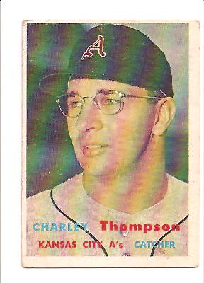 1957 Topps #142 Charley Thompson