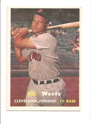 1957 Topps #78 Vic Wertz