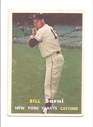 1957 Topps #86 Bill Sarni