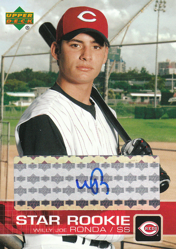 2003 Upper Deck Prospect Premieres Autographs #P63 Willy Jo Ronda