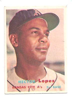 1957 Topps #6 Hector Lopez
