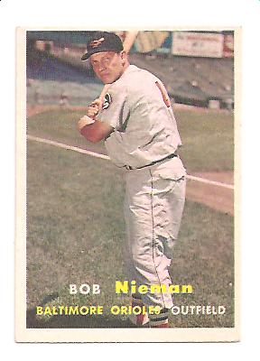 1957 Topps #14 Bob Nieman