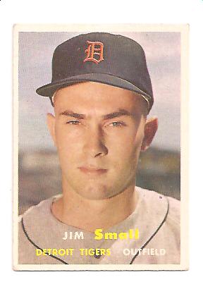 1957 Topps #33 Jim Small