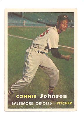 1957 Topps #43 Connie Johnson