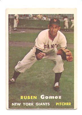1957 Topps #58 Ruben Gomez