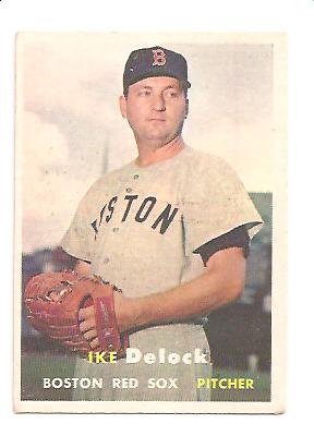 1957 Topps #63 Ike Delock