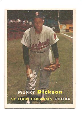 1957 Topps #71 Murry Dickson