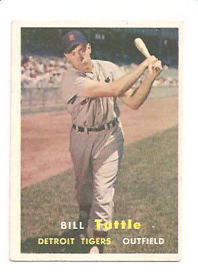 1957 Topps #72 Bill Tuttle