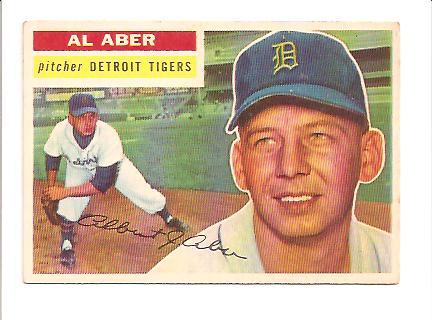 1956 Topps #317 Al Aber