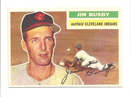 1956 Topps #330 James Busby EXMT Actual scan