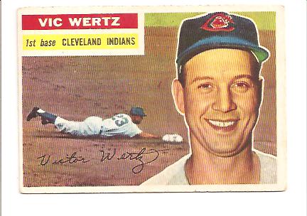 1956 Topps #300 Vic Wertz