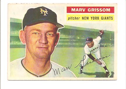 1956 Topps #301 Marv Grissom