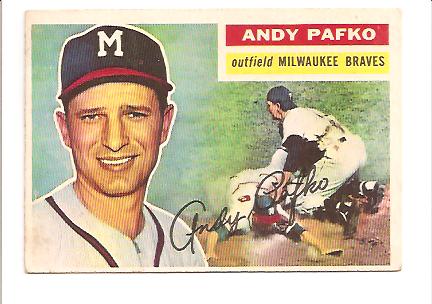 1956 Topps #312 Andy Pafko front image