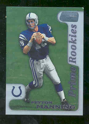 1998 Stadium Club Prime Rookies #PR10 Peyton Manning