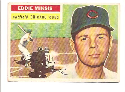 1956 Topps #285 Eddie Miksis