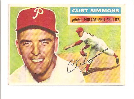 1956 Topps #290 Curt Simmons