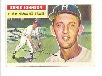 1956 Topps #294 Ernie Johnson