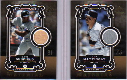 2007 SP Legendary Cuts Masterful Materials #DM Don Mattingly