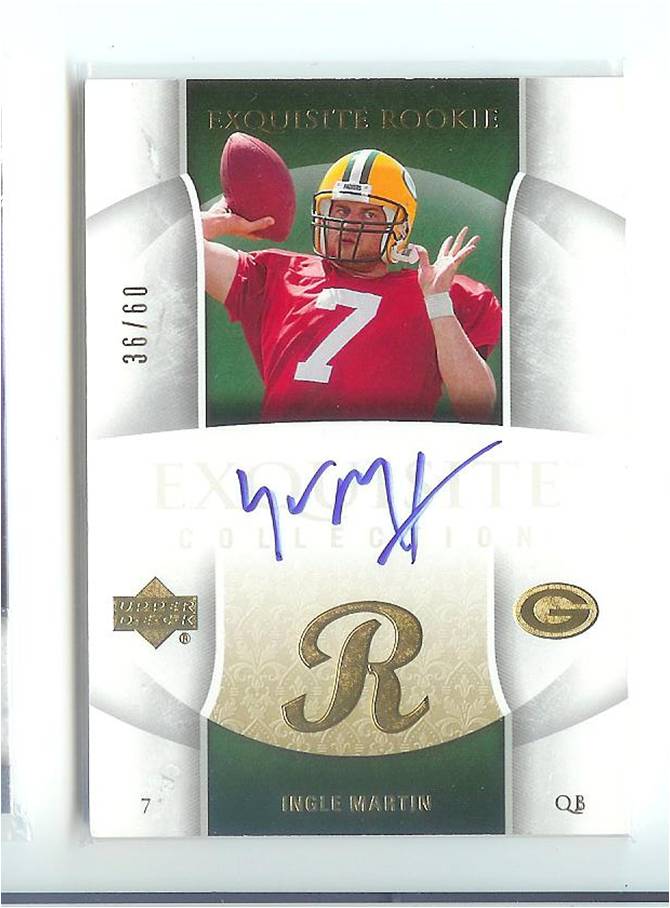 2006 Exquisite Collection Gold #81 Ingle Martin AU