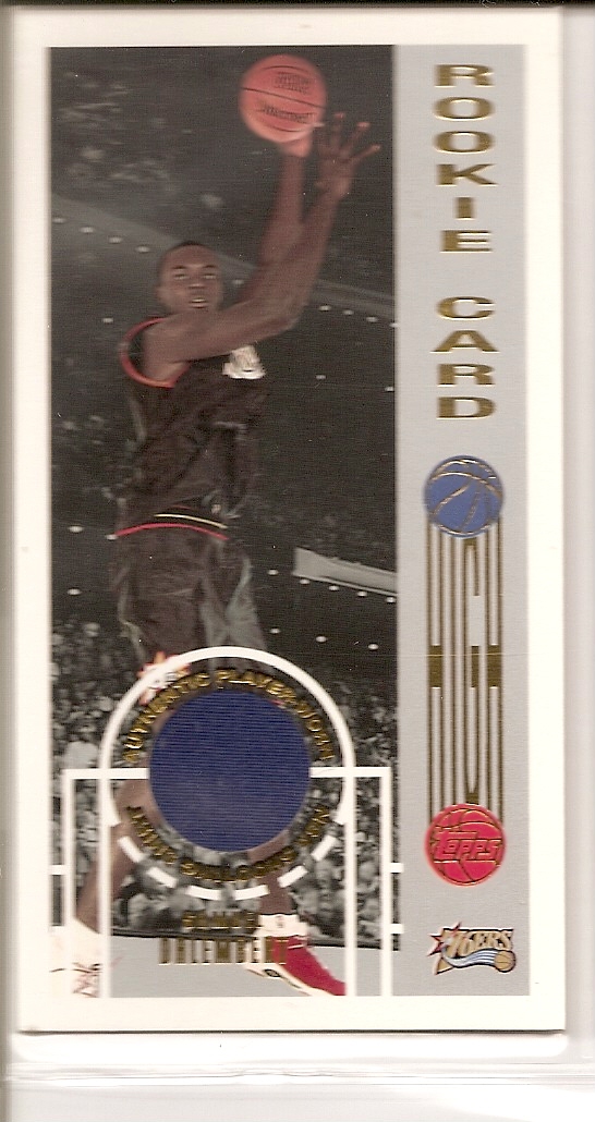 2001-02 Topps High Topps #145 Samuel Dalembert JSY RC