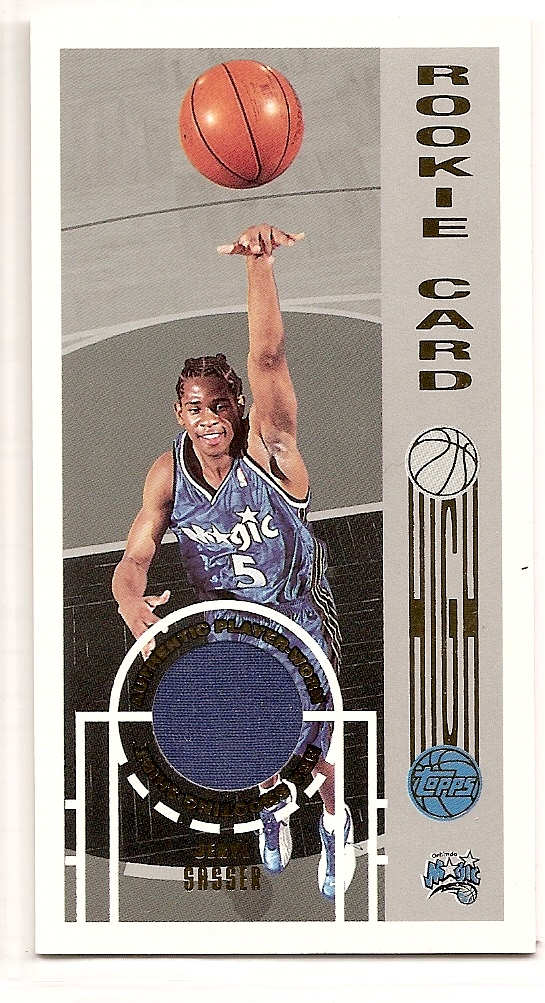2001-02 Topps High Topps #150 Jeryl Sasser JSY RC