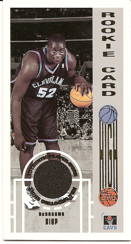 2001-02 Topps High Topps #153 DeSagana Diop JSY RC