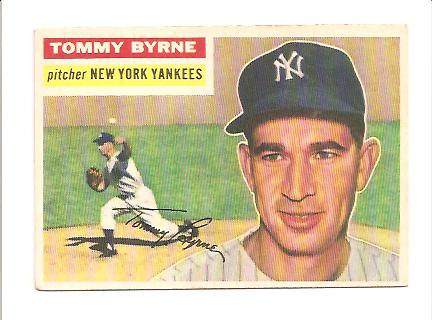 1956 Topps #215 Tommy Byrne