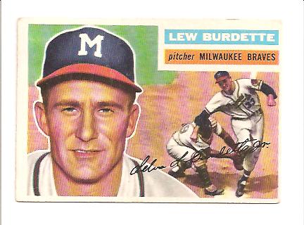 1956 Topps #219 Lew Burdette