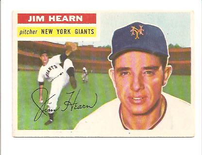 1956 Topps #202 Jim Hearn
