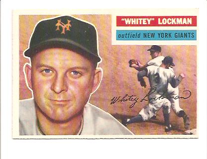 1956 Topps #205 Whitey Lockman