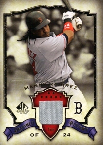 2008 SP Legendary Cuts Destined for History Memorabilia #MR Manny Ramirez