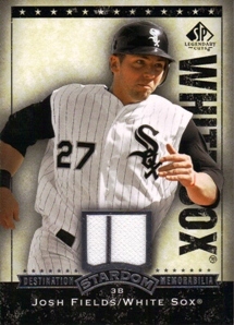2008 SP Legendary Cuts Destination Stardom Memorabilia #FI Josh Fields
