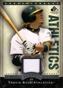 2008 SP Legendary Cuts Destination Stardom Memorabilia #TB Travis Buck